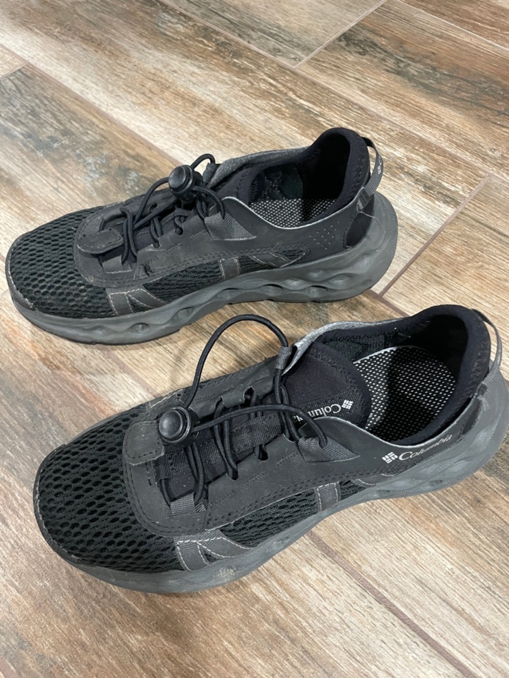 Columbia Black Slip-On Mesh Athletic Sneaker